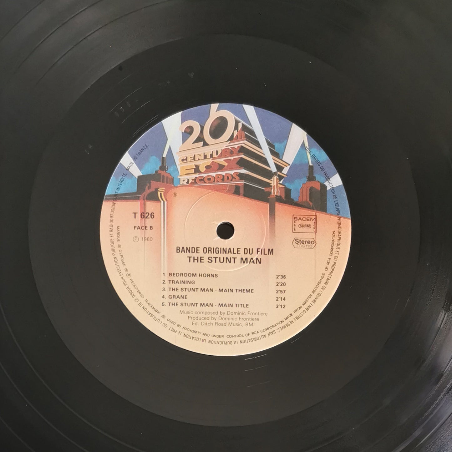 DOMINIQUE FRONTIERE - The Stunt Man (The Original Motion Picture Soundtrack)