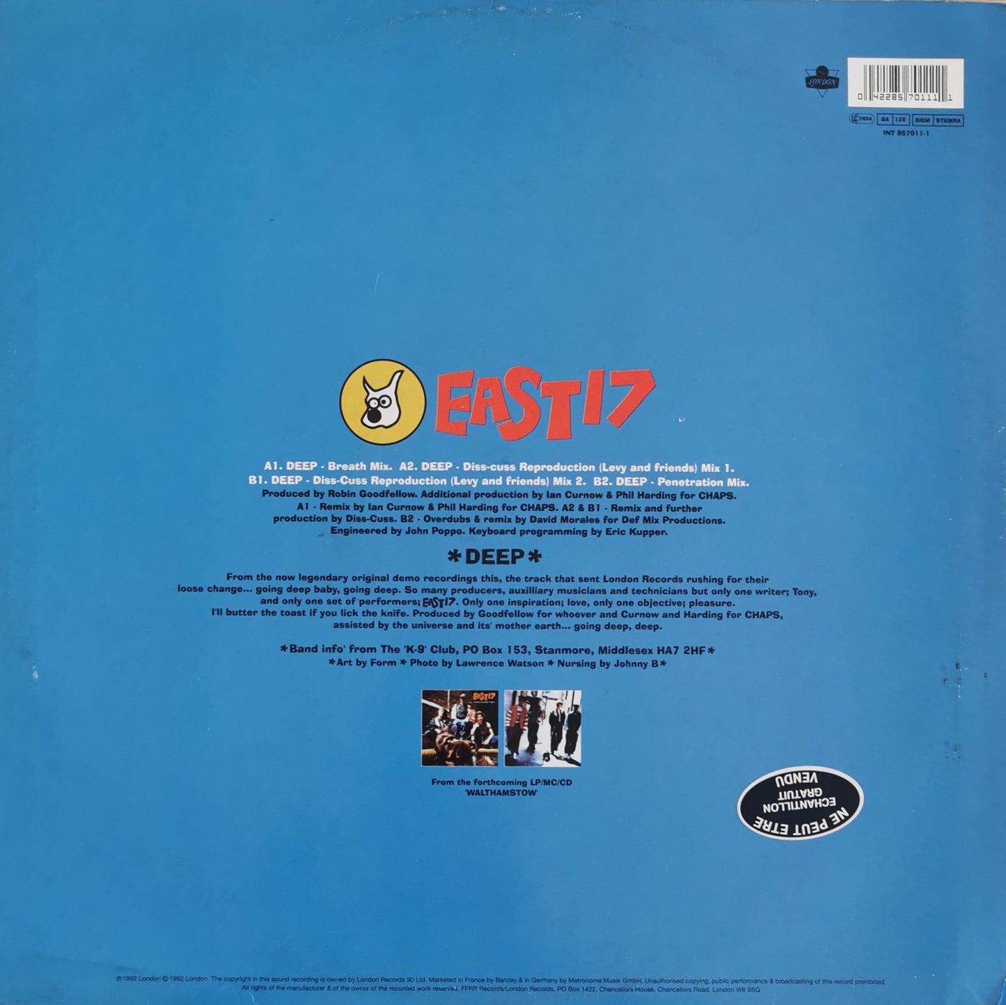 EAST 17 - Deep