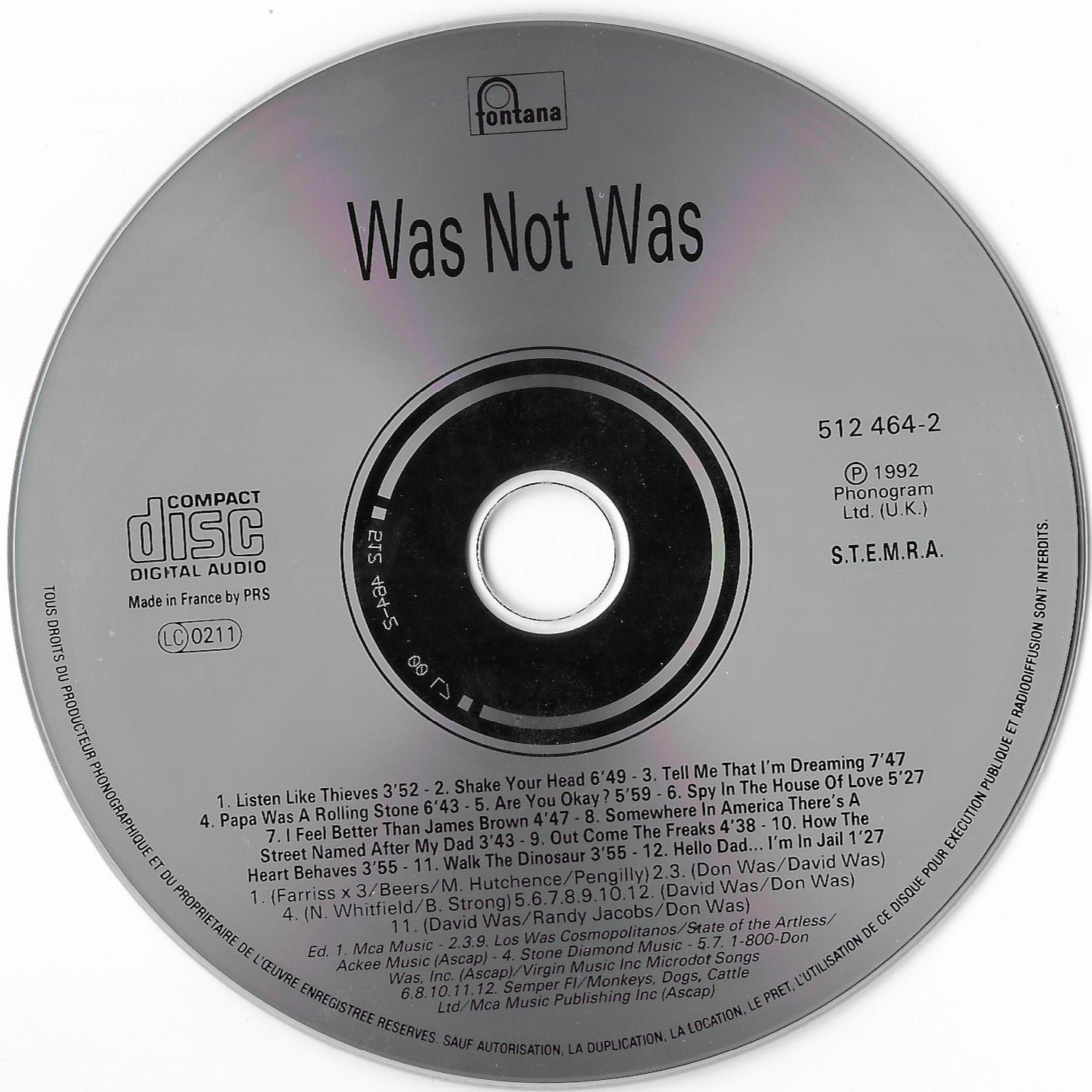 WAS (NOT WAS) - Hello, Dad...I'm In Jail