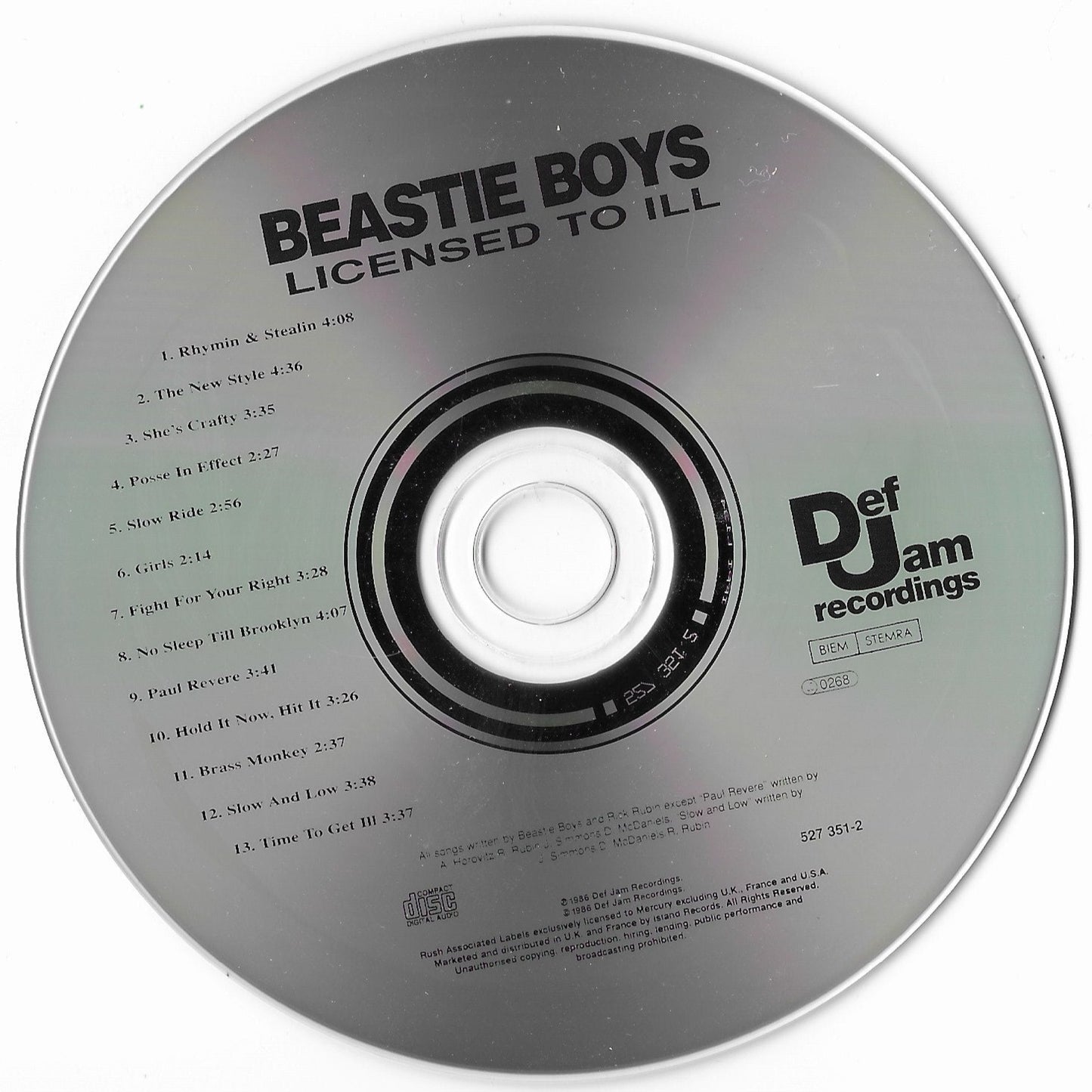 BEASTIE BOYS - Licensed to ill
