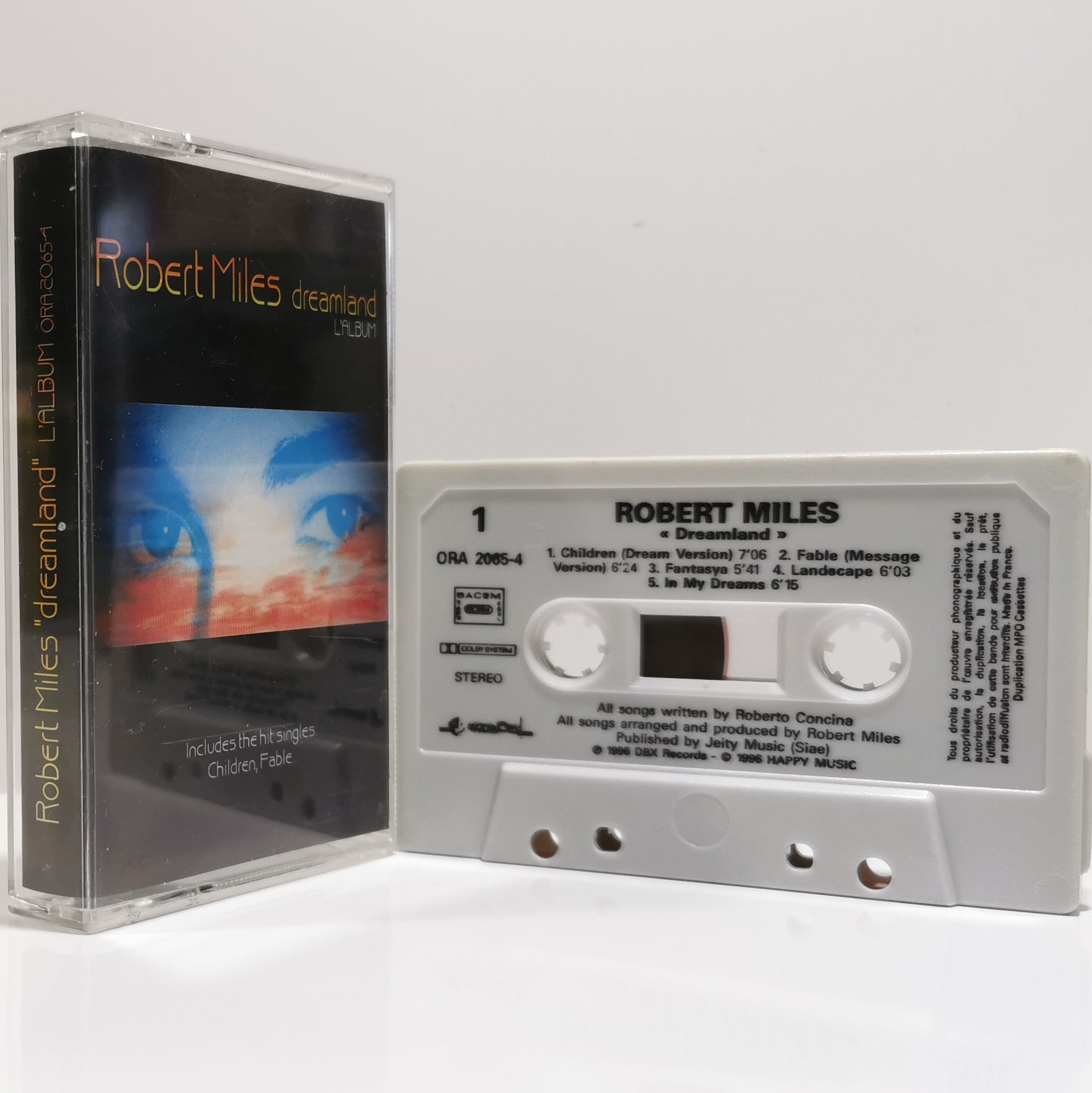 støvle langsom Slime Cassette (K7 Audio) Occasion - ROBERT MILES - Dreamland – digg'O'vinyl