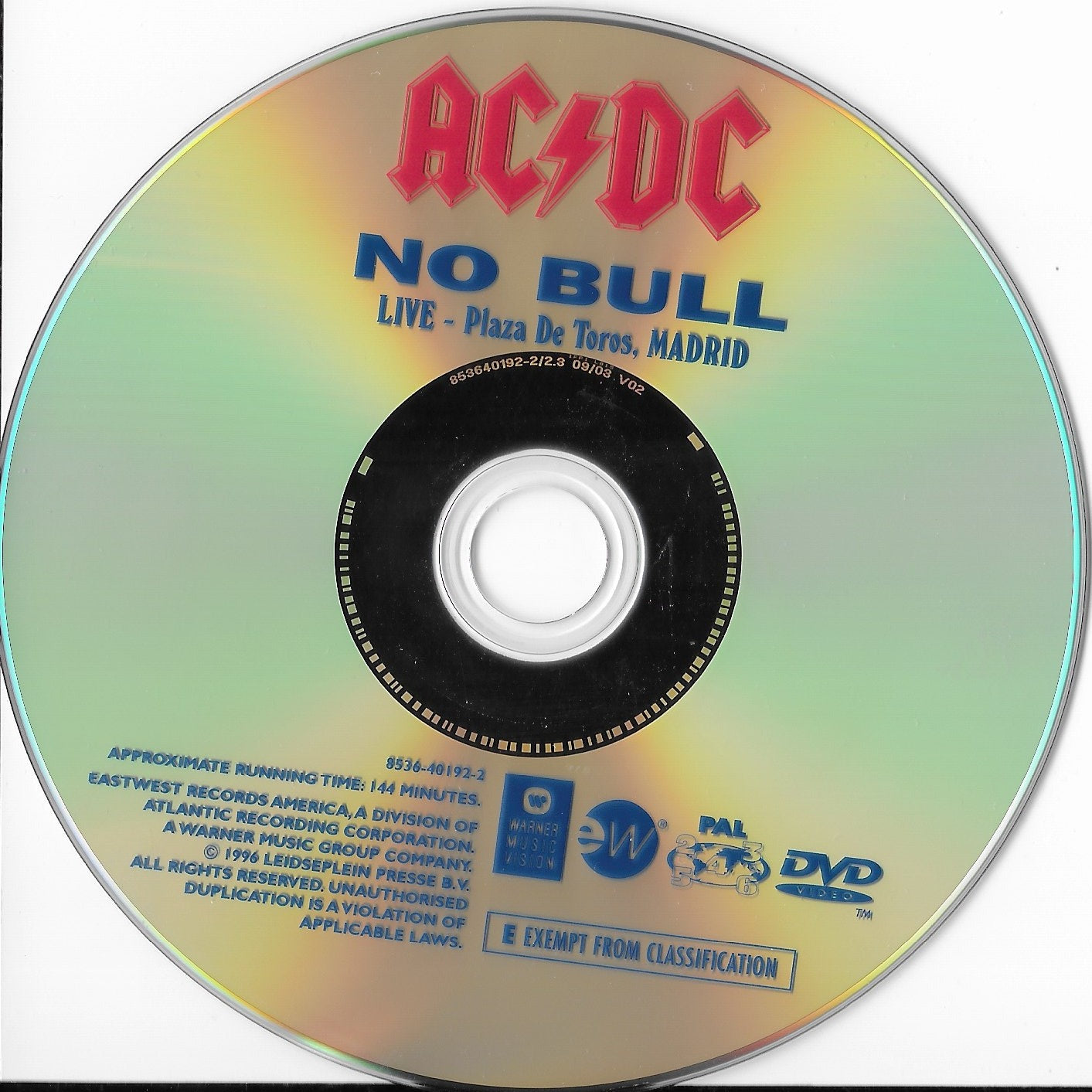 AC/DC - No Bull (Live - Plaza De Toros, Madrid)