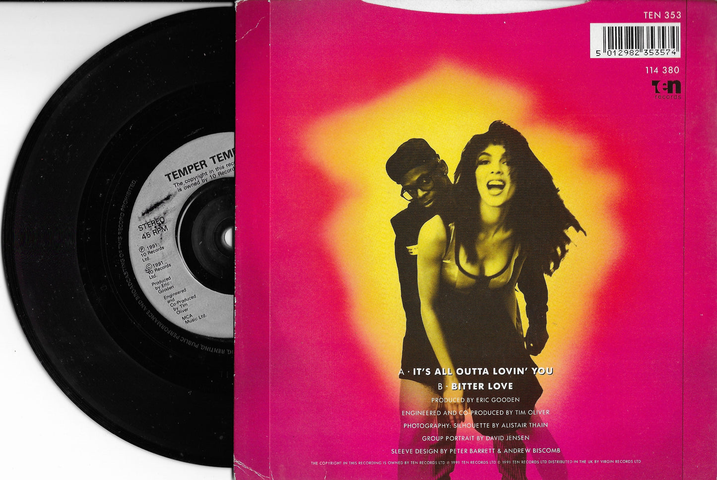 TEMPER TEMPER - It's All Outta Lovin' You