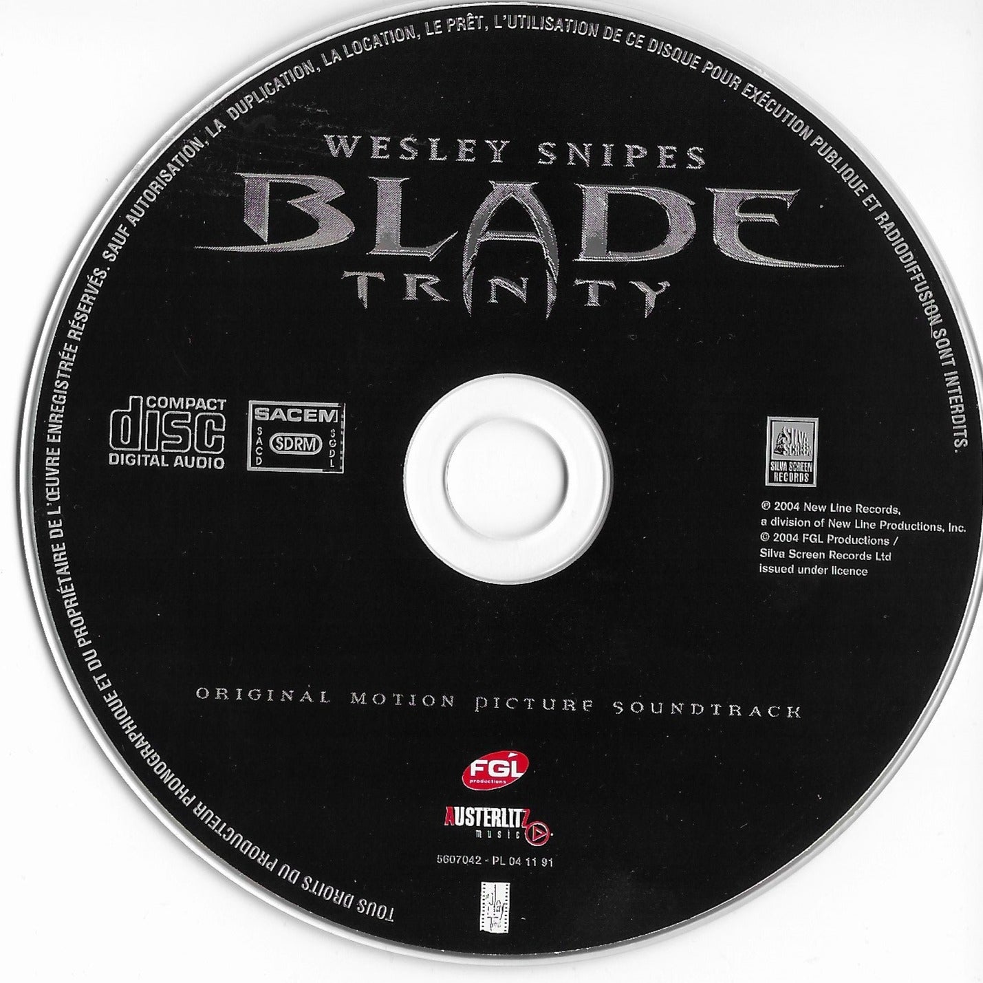 BLADE TRINITY - Original Motion Picture Soundtrack
