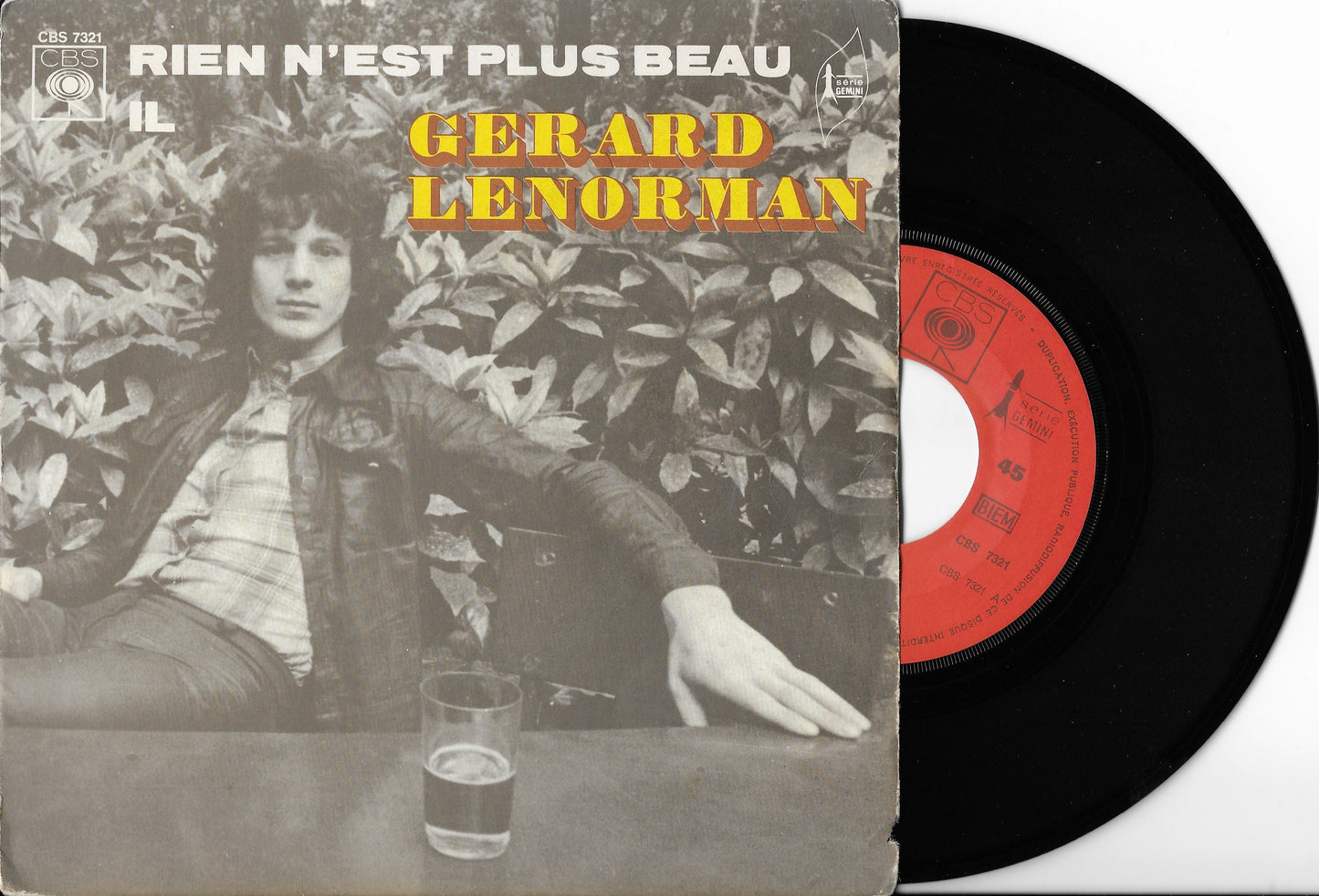 GERARD LENORMAN - Rien N'est Plus Beau / Il