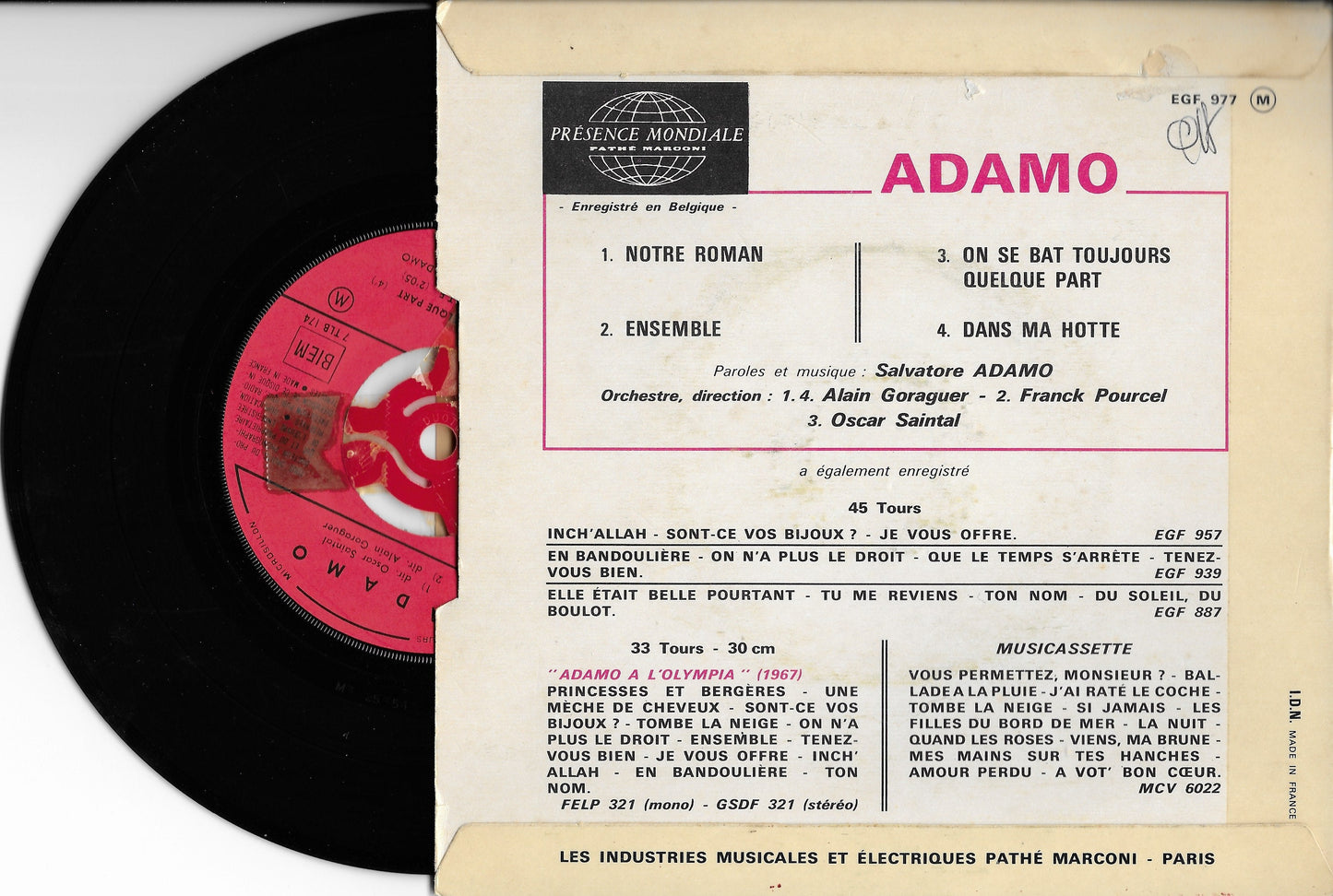 ADAMO - Notre Roman