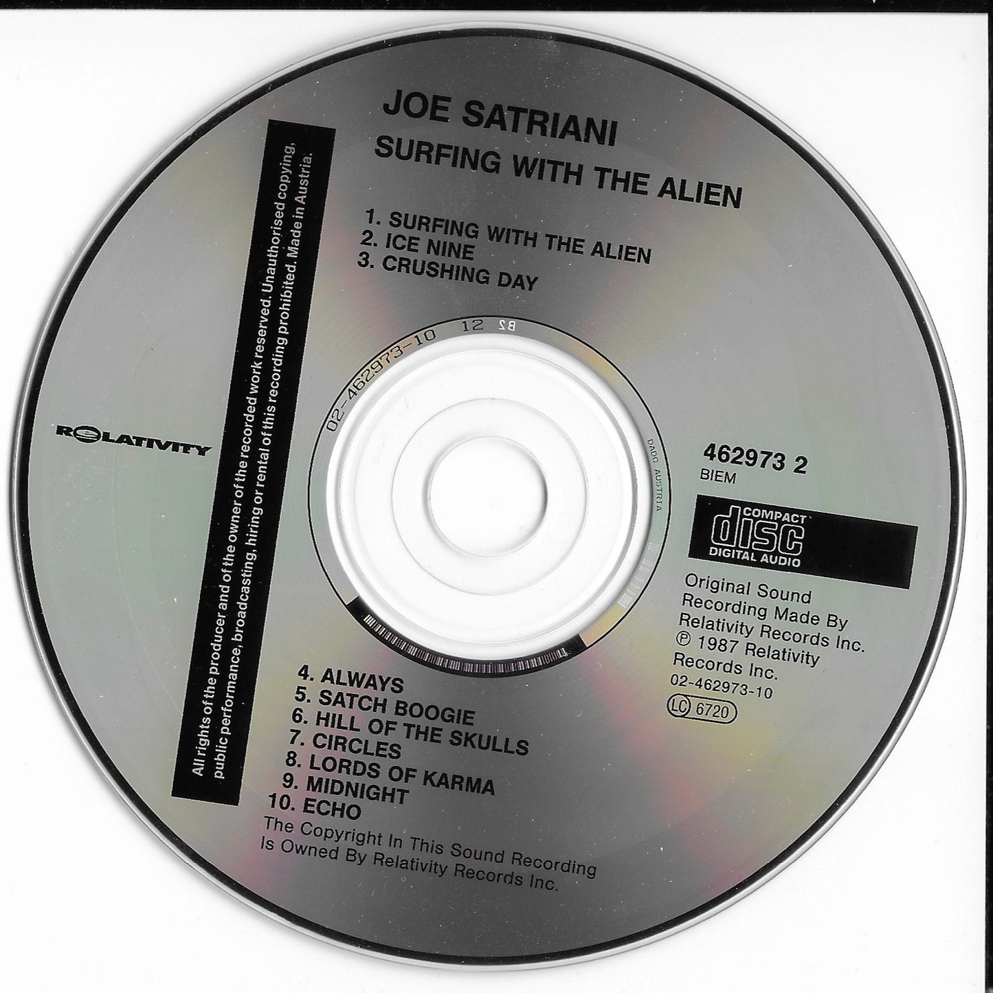 JOE SATRIANI - Surfing with the Alien