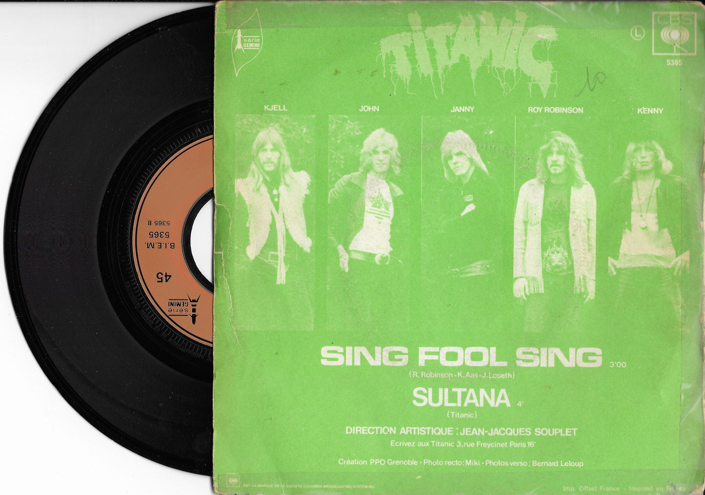 TITANIC - Sing Fool Sing / Sultana