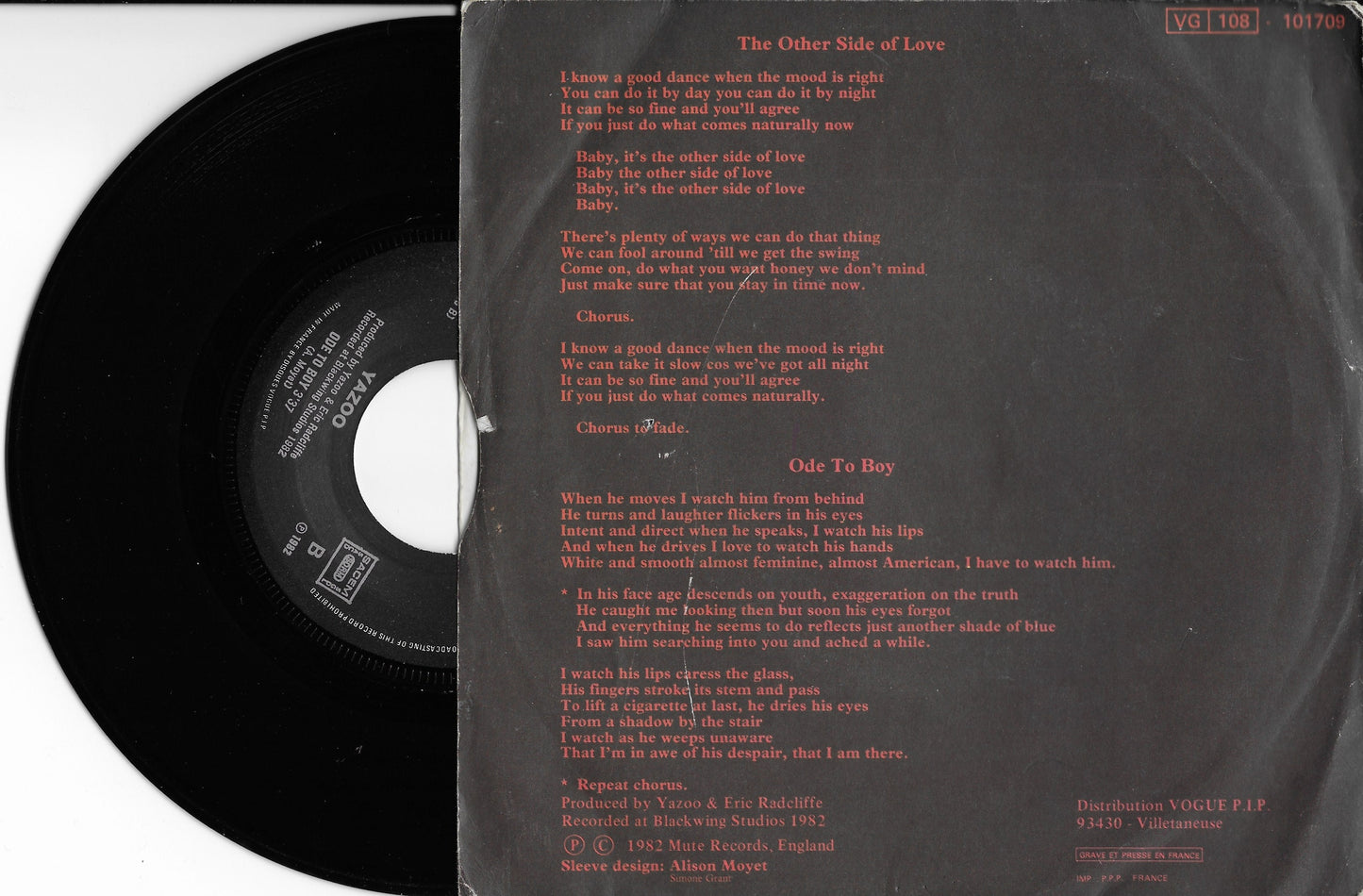 YAZOO - The Other Side of Love