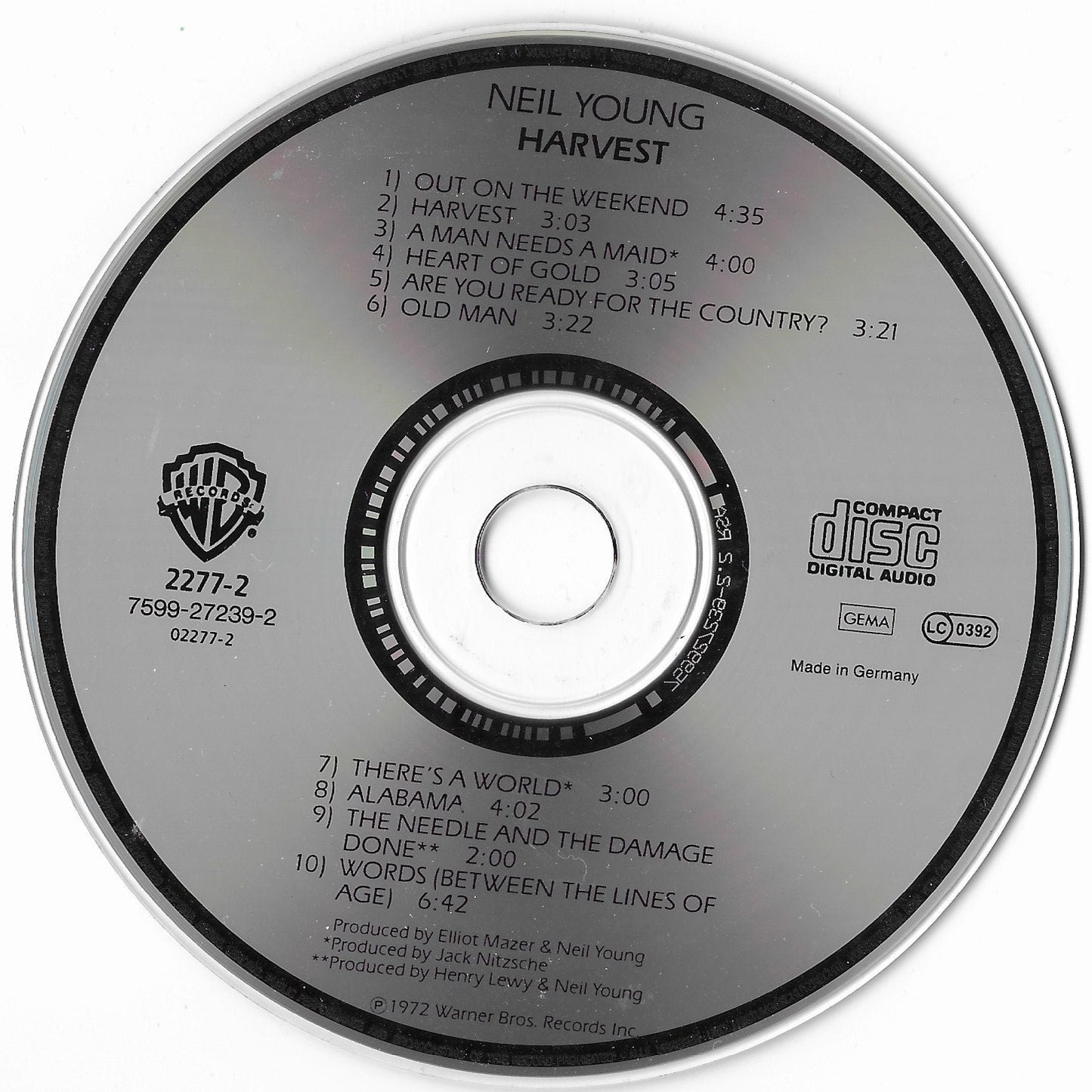 NEIL YOUNG - Harvest