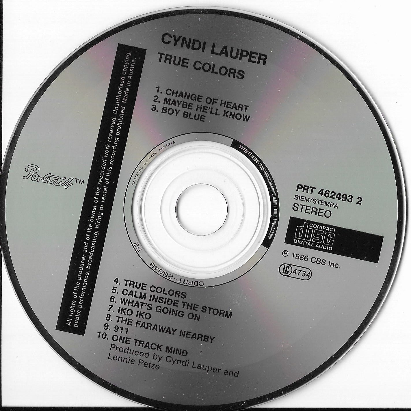 CYNDI LAUPER - True Colors