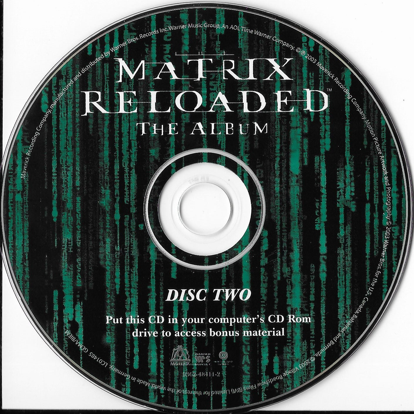 THE MATRIX RELOADED - Music From And Inspired By The Motion Picture