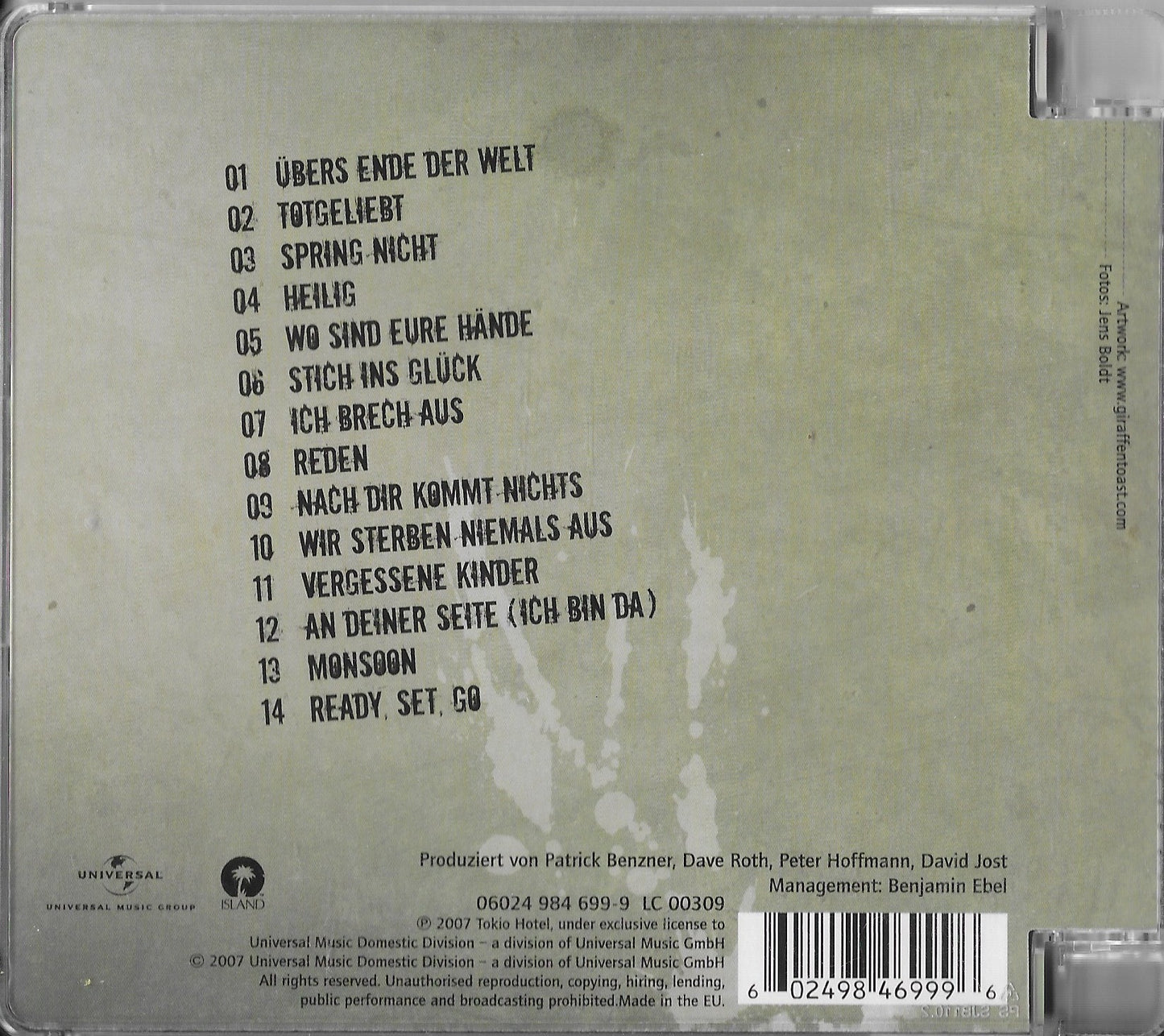 TOKIO HOTEL - Zimmer 483