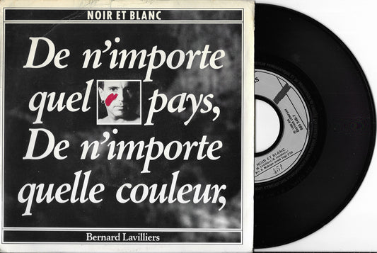 BERNARD LAVILLIERS - Noir Et Blanc