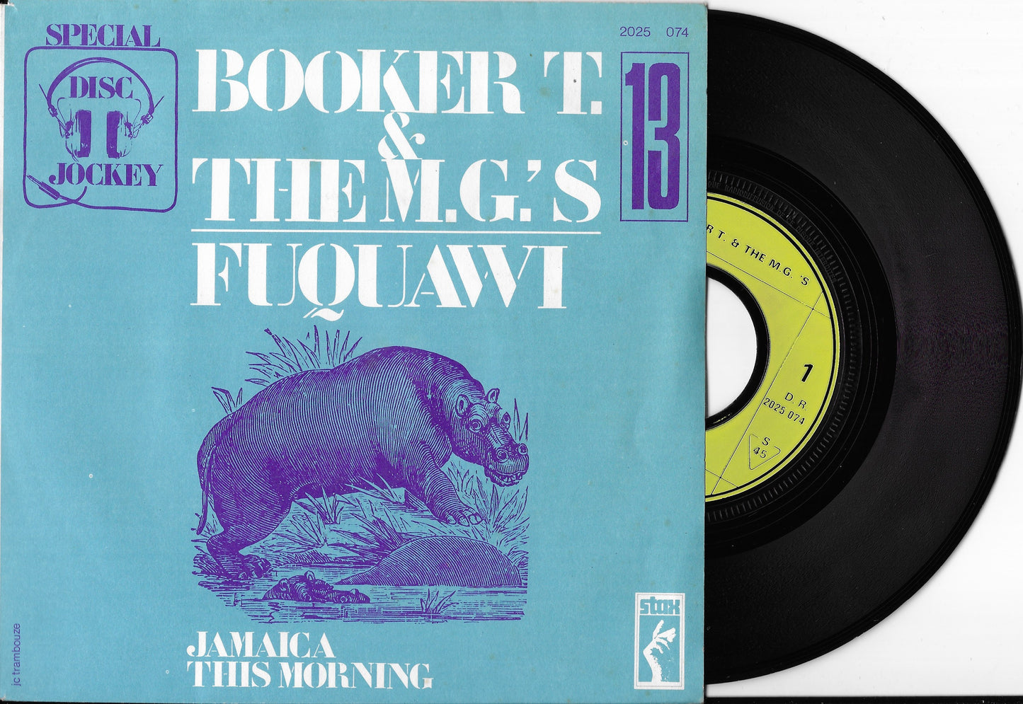 BOOKER T. & THE M.G.'S - Fuquawi / Jamaica This Morning