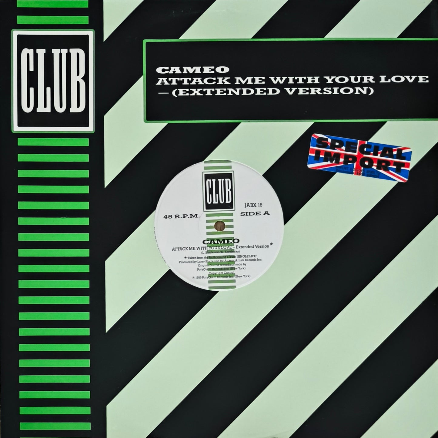 CAMEO - Attack Me With Your Love (Extended Version)