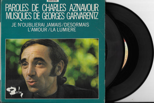 CHARLES AZNAVOUR - La Lumière / Désormais / Je N'Oublierai Jamais / L'Amour