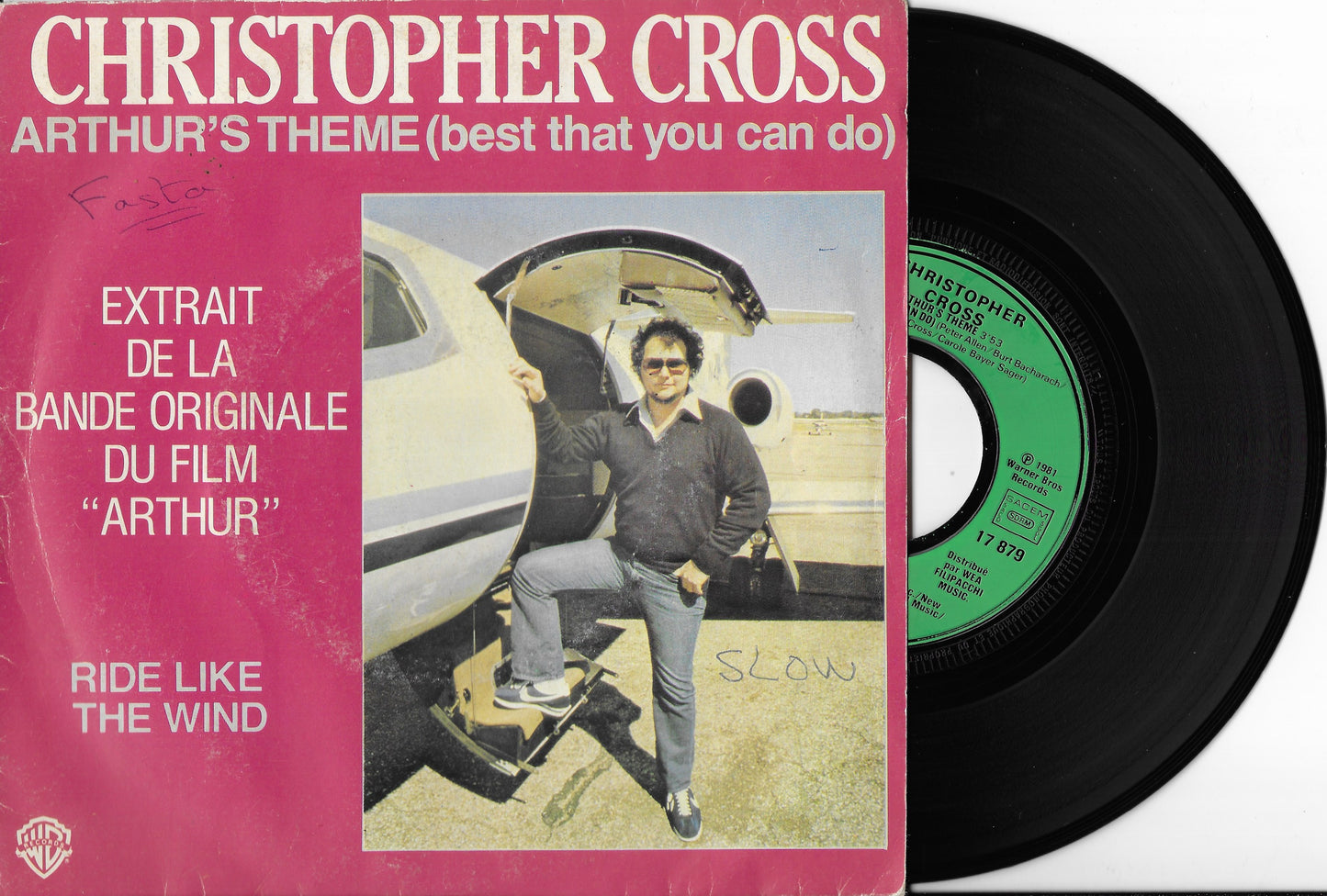 CHRISTOPHER CROSS - Arthur's Theme (Best That You Can Do) / Ride Like the Wind