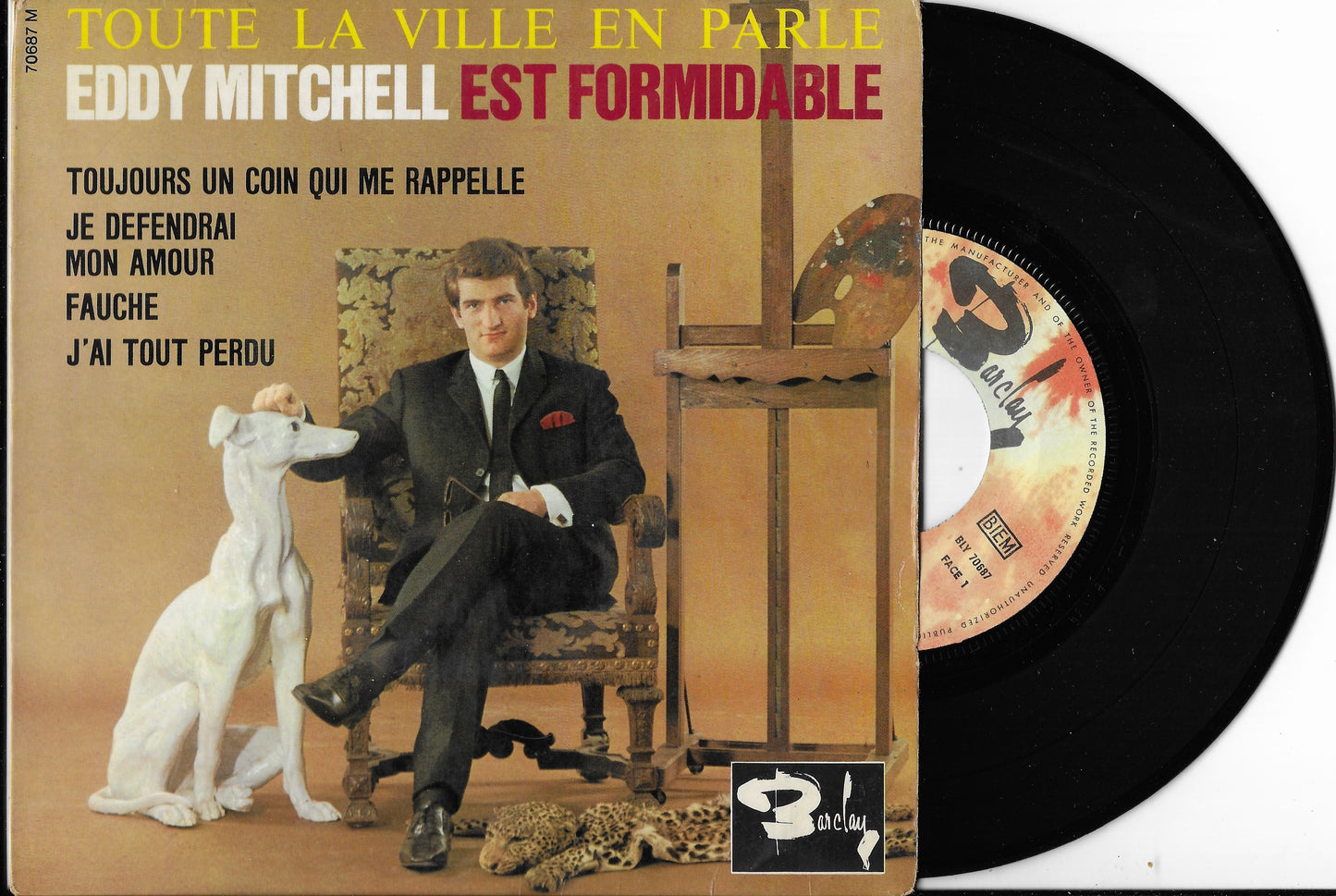 EDDY MITCHELL - Est Formidable - Toute La Ville En Parle