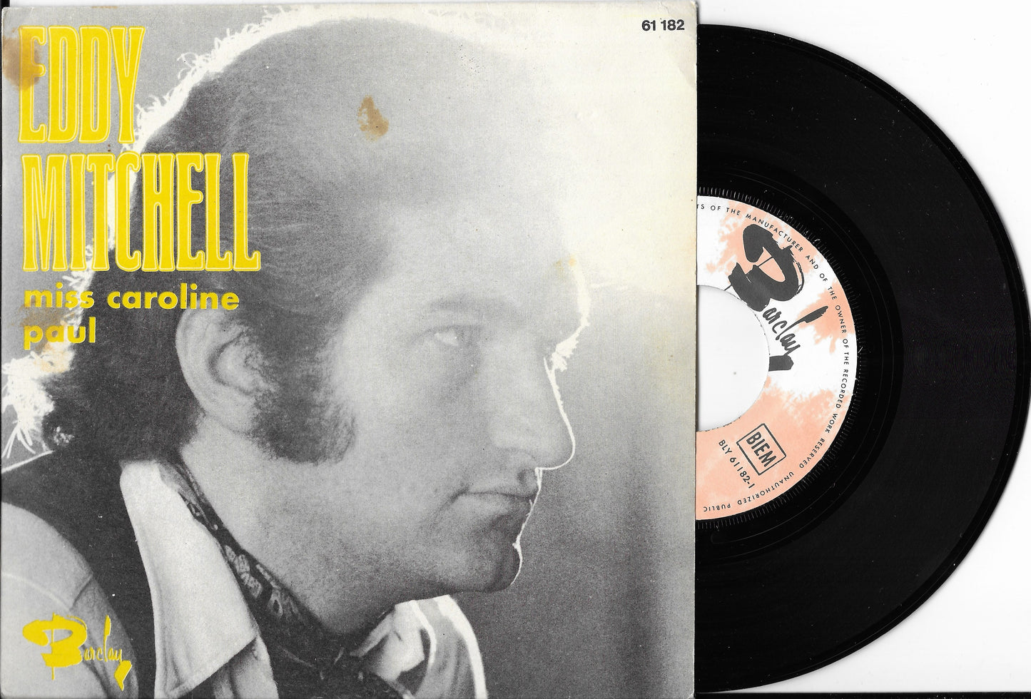 EDDY MITCHELL - Miss Caroline / Paul