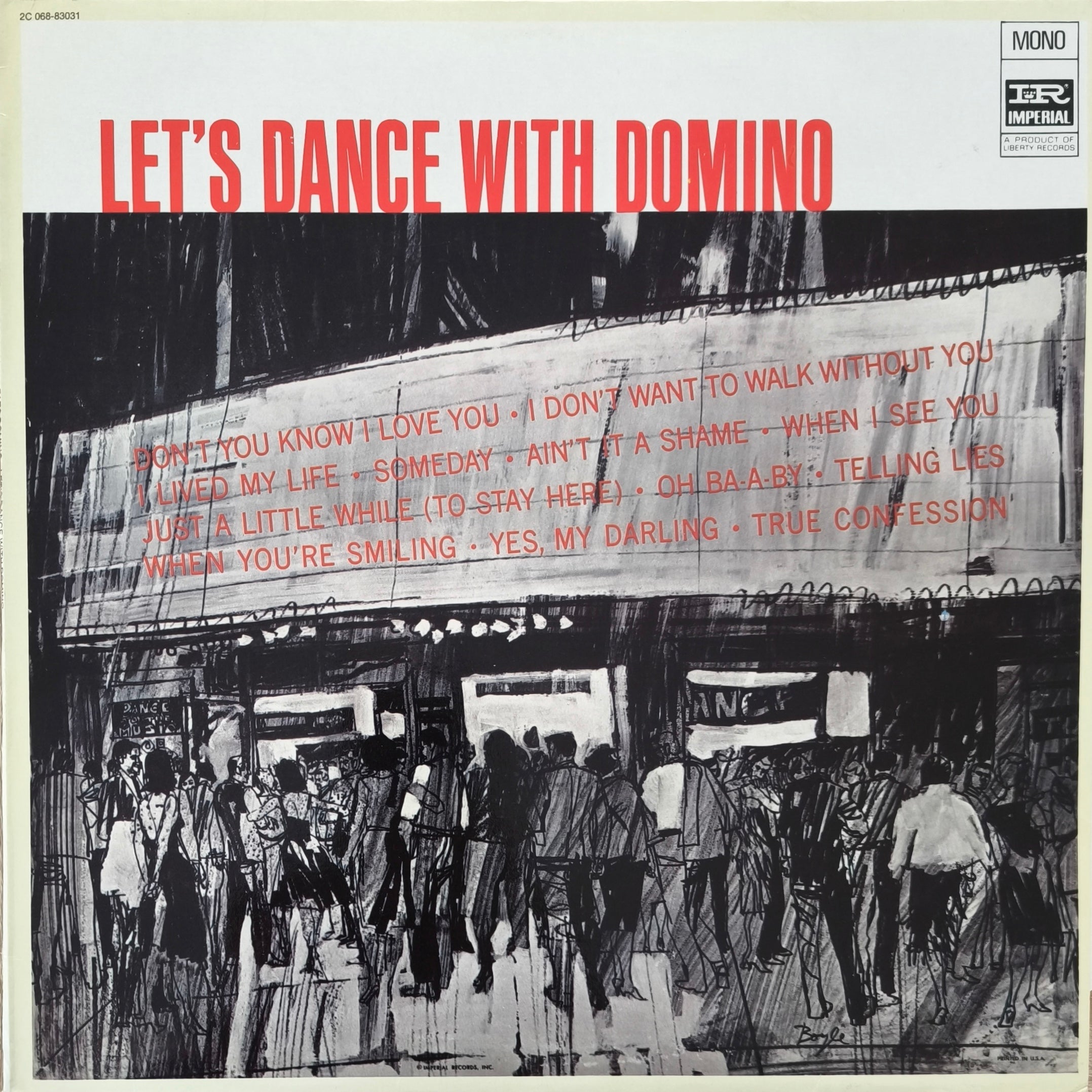 Disque Vinyle 33 tours Occasion - FATS DOMINO - Let's Dance With Domino ...