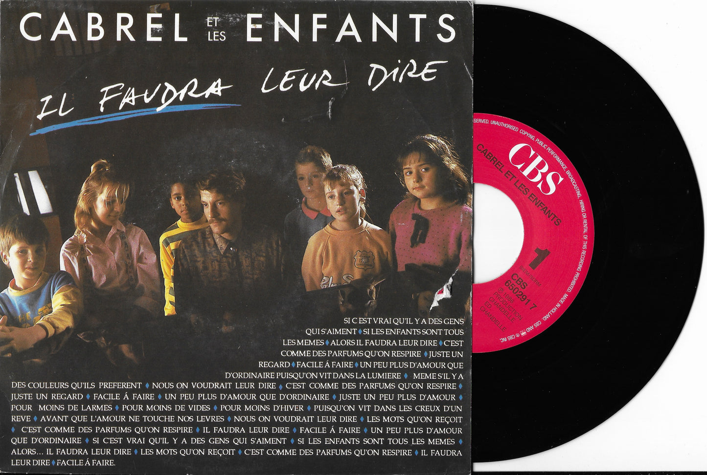 FRANCIS CABREL ET LES ENFANTS - Il Faudra Leur Dire