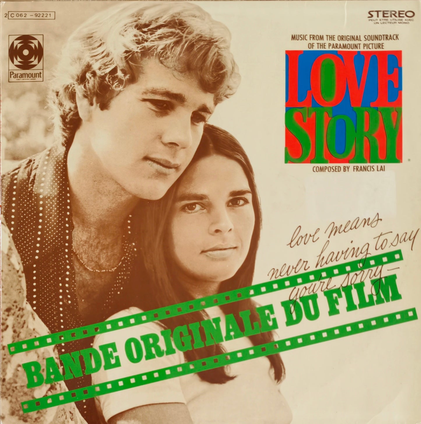 FRANCIS LAI - Love Story (Music From The Original Soundtrack)