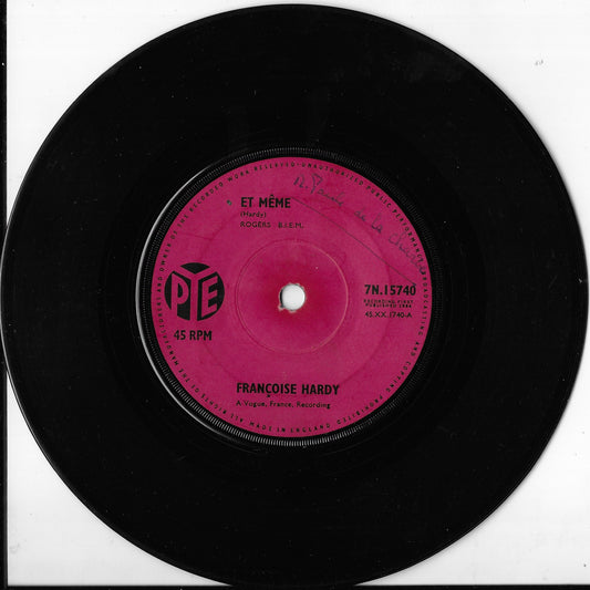 FRANCOISE HARDY - Et Même (Pressage UK)