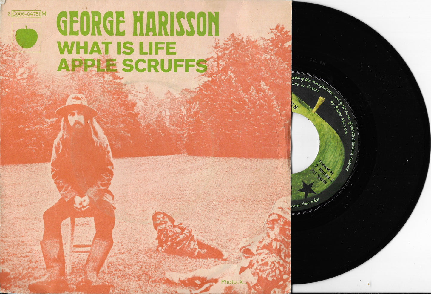 GEORGE HARRISON - What Is Life / Apple Scruffs