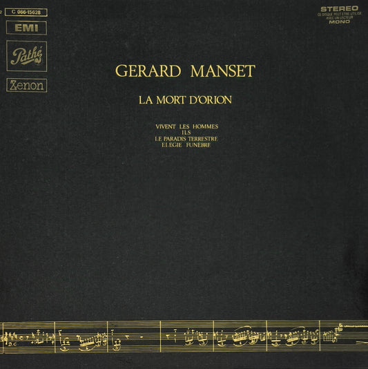 GERARD MANSET - La Mort D'Orion