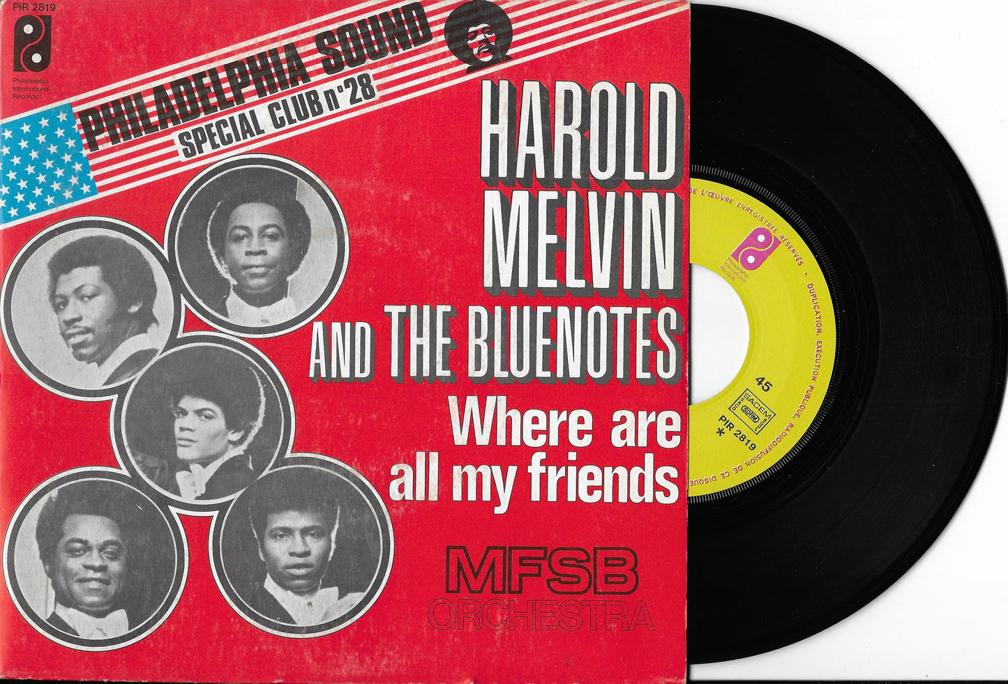 HAROLD MELVIN AND THE BLUE NOTES - Where Are All My Friends