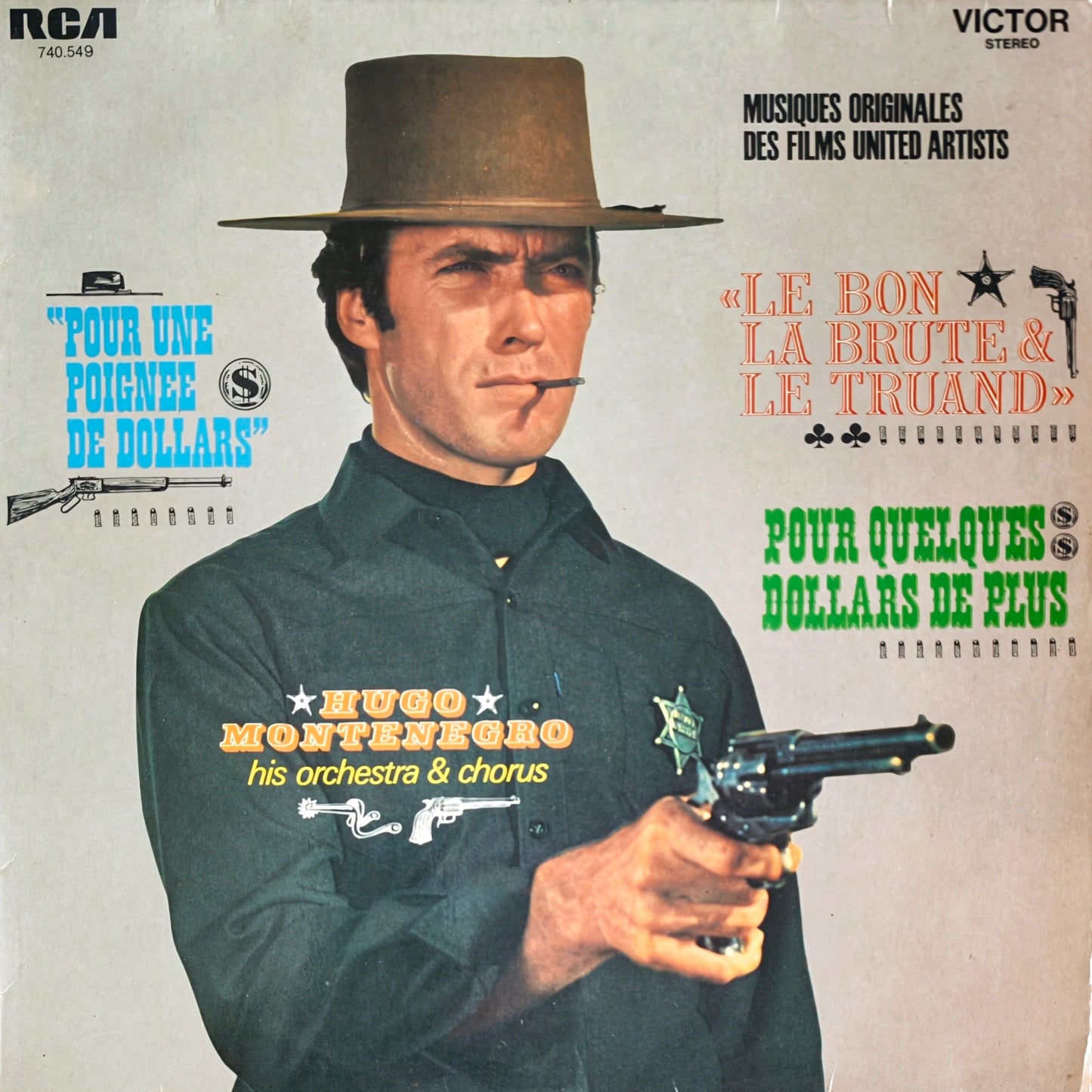 HUGO MONTENEGRO HIS ORCHESTRA & CHORUS - Musiques Originales Des Films United Artists