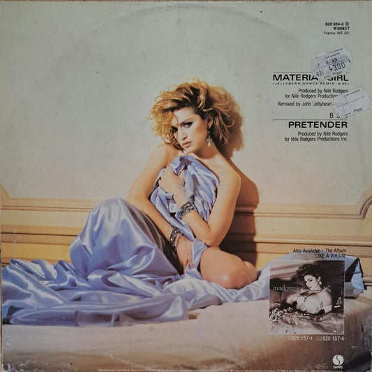 MADONNA - Material Girl (Jellybean Dance Remix) / Pretender