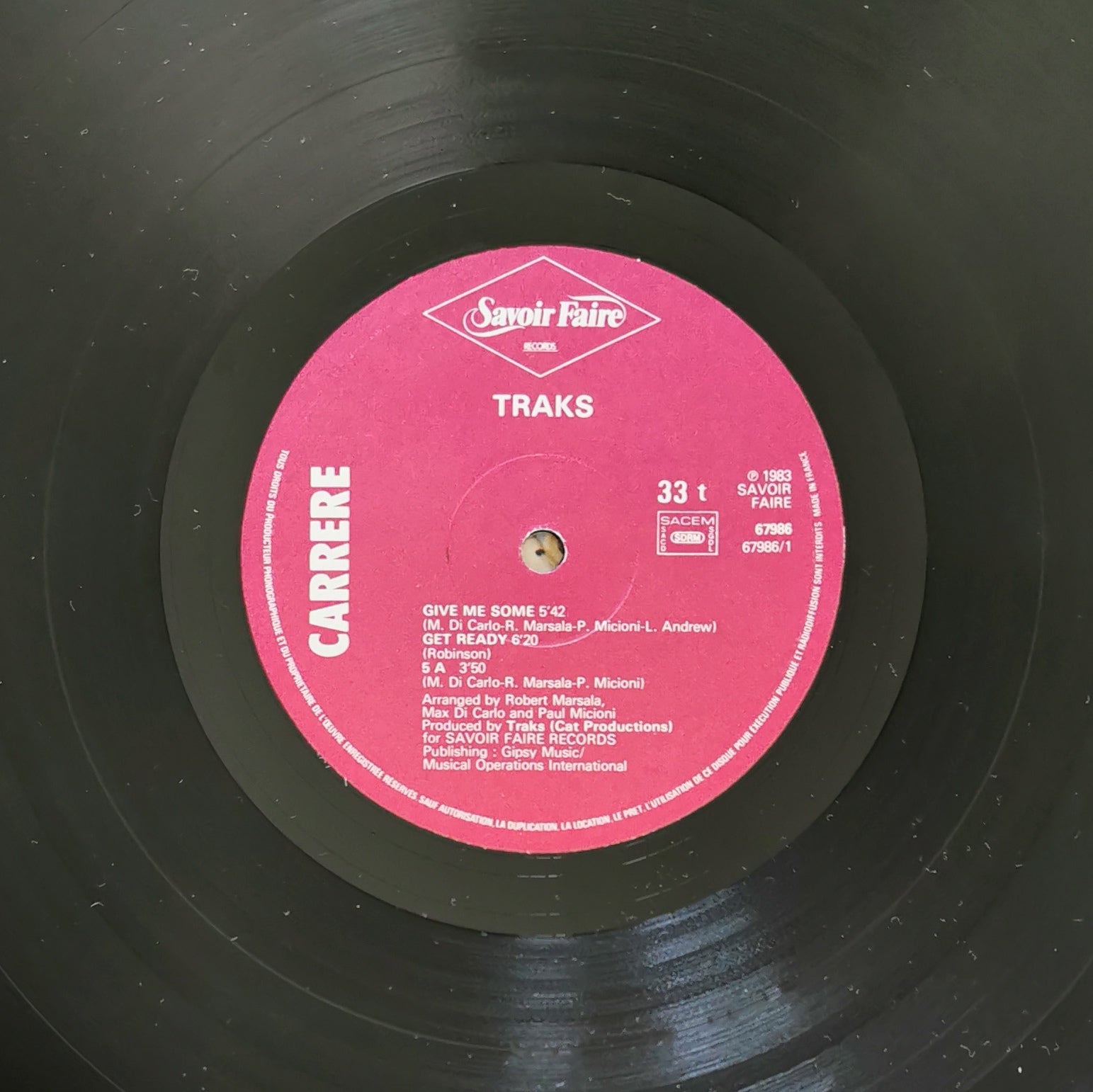 TRAKS Get Ready Disque Vinyle 33 Tours Occasion Digg O vinyl traks-get-ready-disque-vinyle-33-tours-occasion-digg-o-vinyl