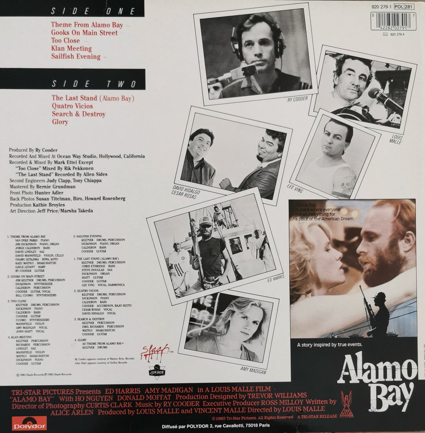 RY COODER - Music From The Motion Picture "Alamo Bay"