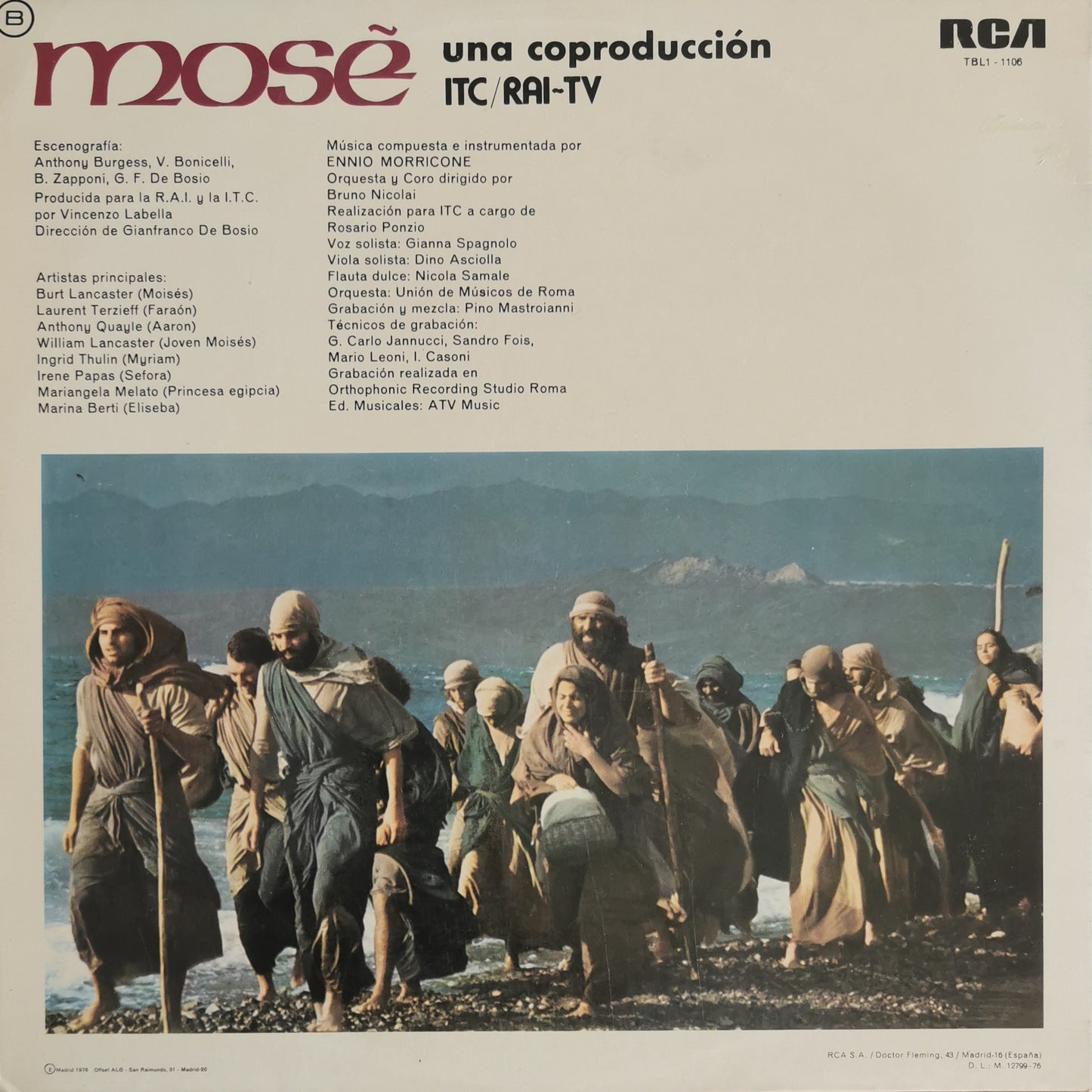 ENNIO MORRICONE - Moses (Banda Sonora Original)