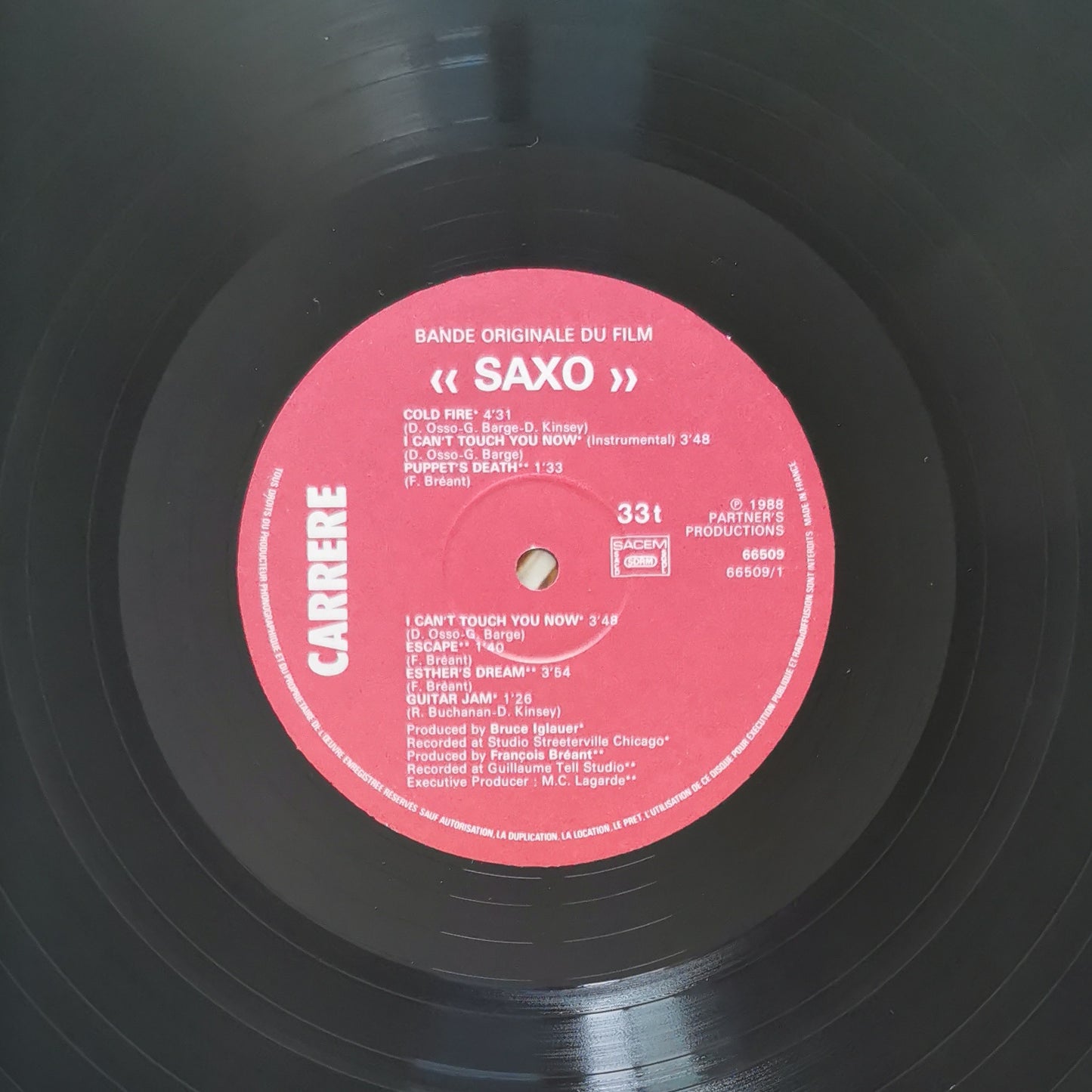 SAXO - Bande Originale Du Film "Saxo"