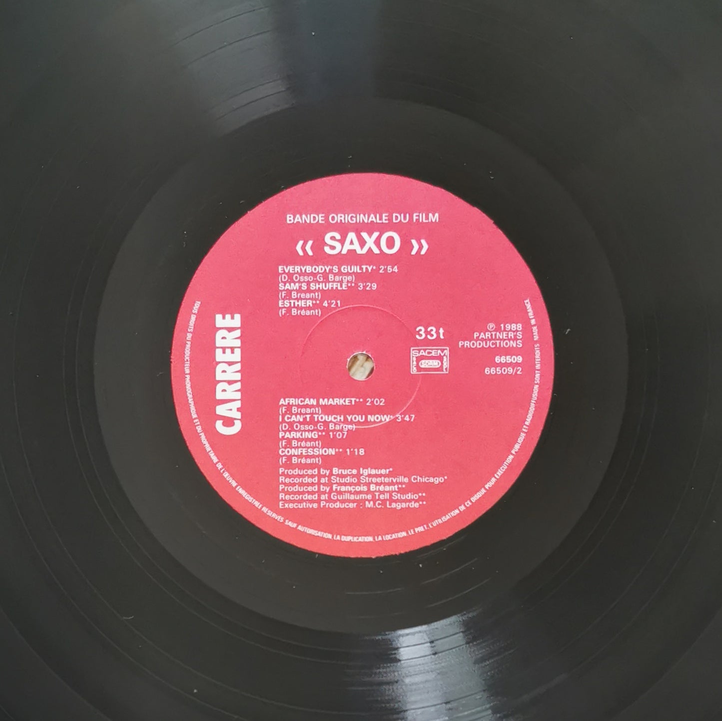 SAXO - Bande Originale Du Film "Saxo"