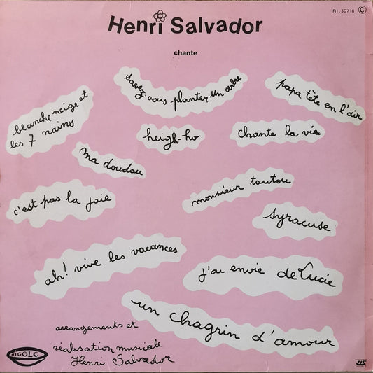 HENRI SALVADOR - Blanche Neige Et Les 7 Nains
