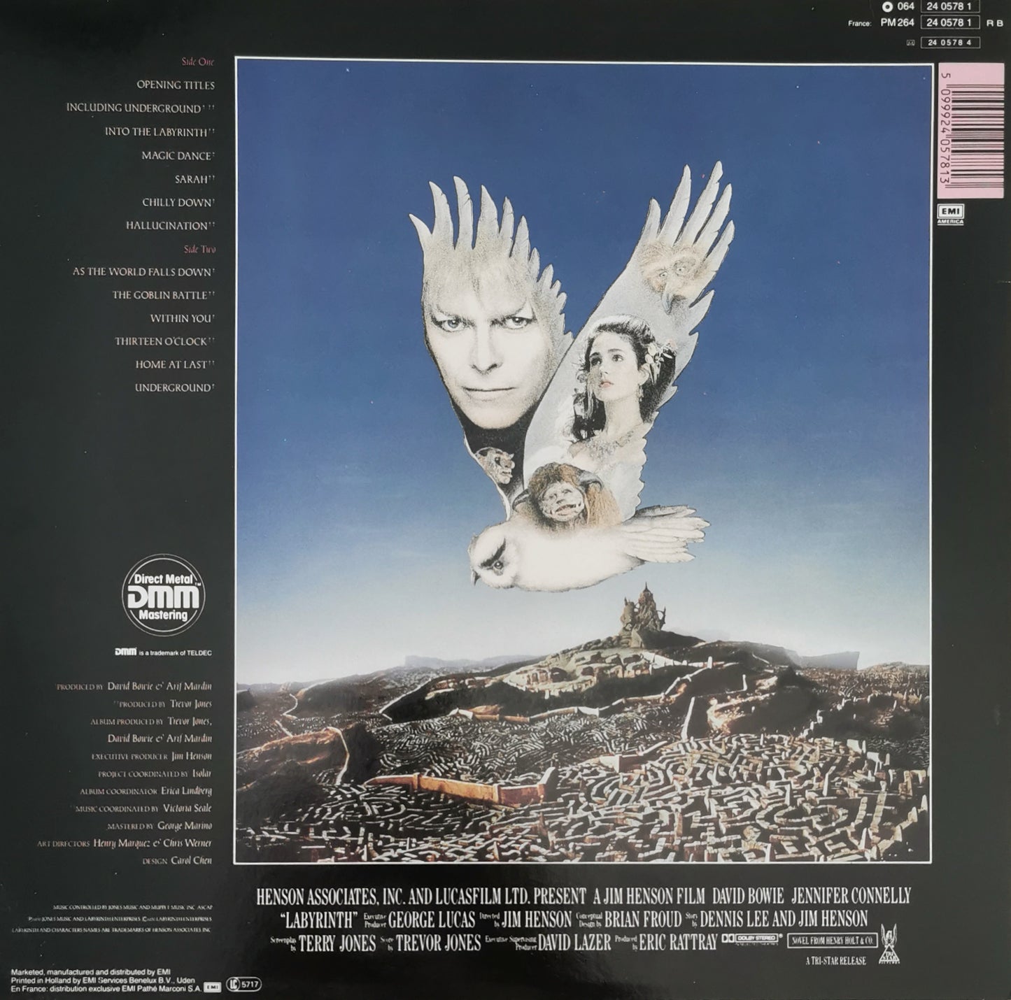 DAVID BOWIE / TREVOR JONES - Labyrinth (From The Original Soundtrack Of The Jim Henson Film)