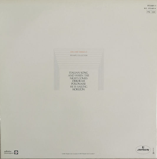 JON & VANGELIS - Private Collection