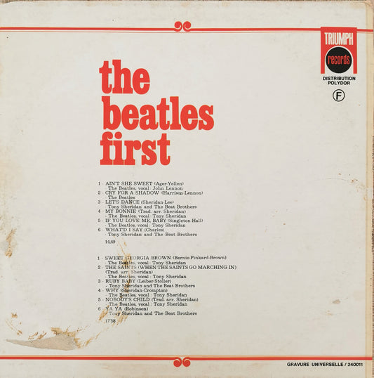 THE BEATLES AND TONY SHERIDAN - The Beatles First