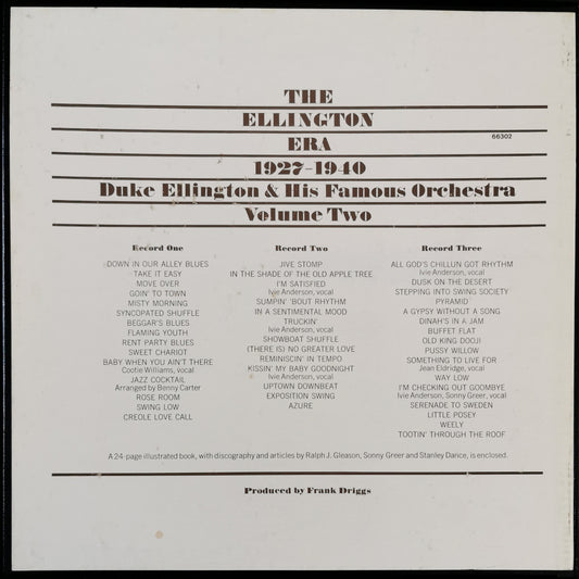 DUKE ELLINGTON AND HIS FAMOUS ORCHESTRA - The Ellington Era, 1927-1940: Volume Two (coffret)
