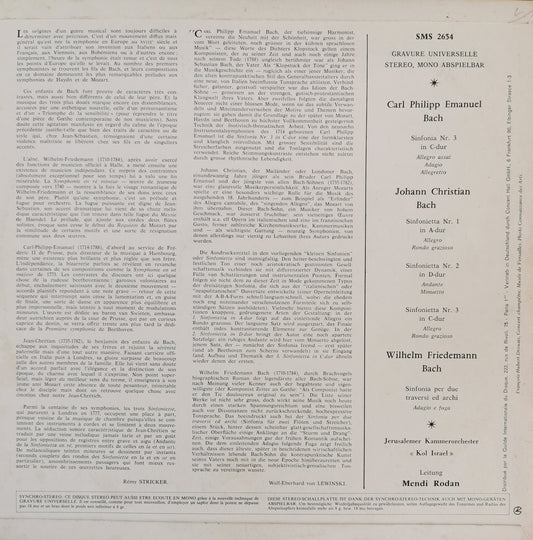 BACH - Les Fils De Bach (Die Söhne Bachs)