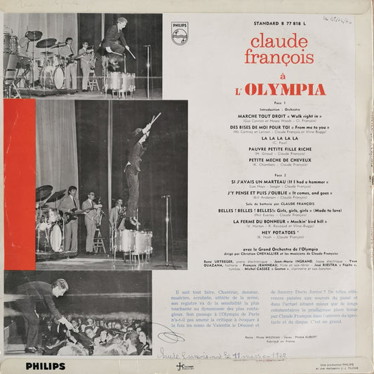 CLAUDE FRANCOIS - À L'Olympia 1964