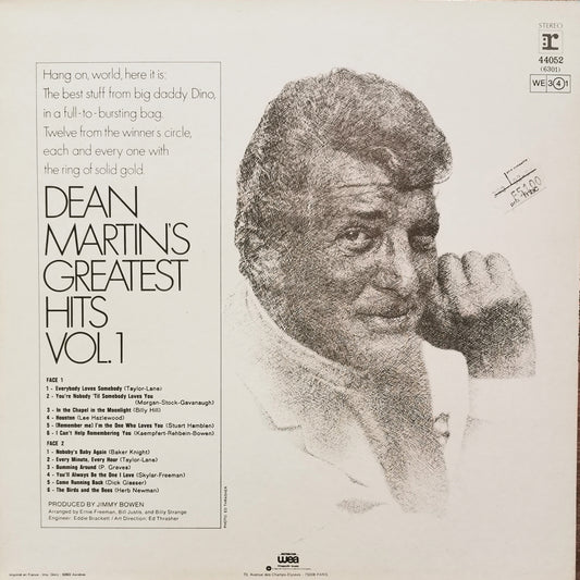 DEAN MARTIN - Dean Martin's Greatest Hits! Vol. 1