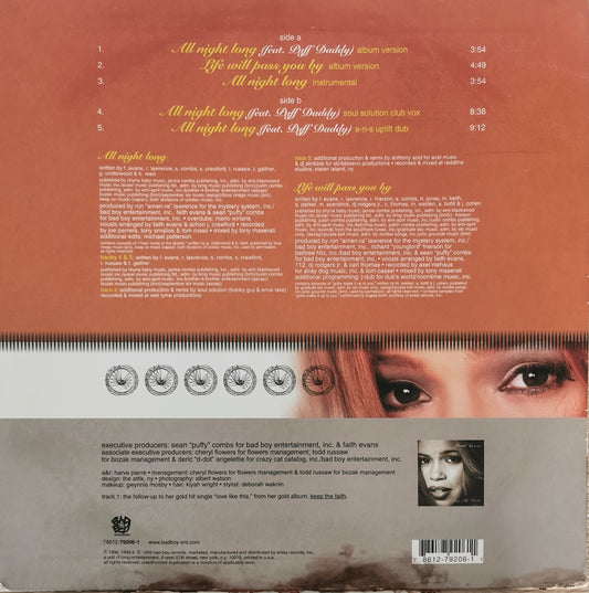 FAITH EVANS feat. PUFF DADDY - All Night Long