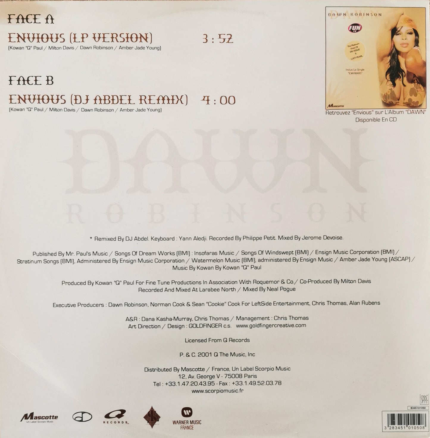 DAWN ROBINSON - Envious (DJ Abdel Remix)