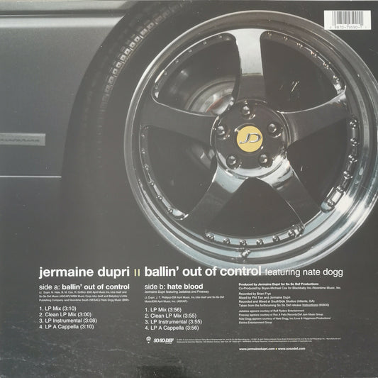 JERMAINE DUPRI - Ballin' Out Of Control (feat. Nate Dogg)