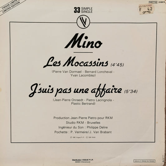MINO - Les Mocassins / J'suis Pas Une Affaire